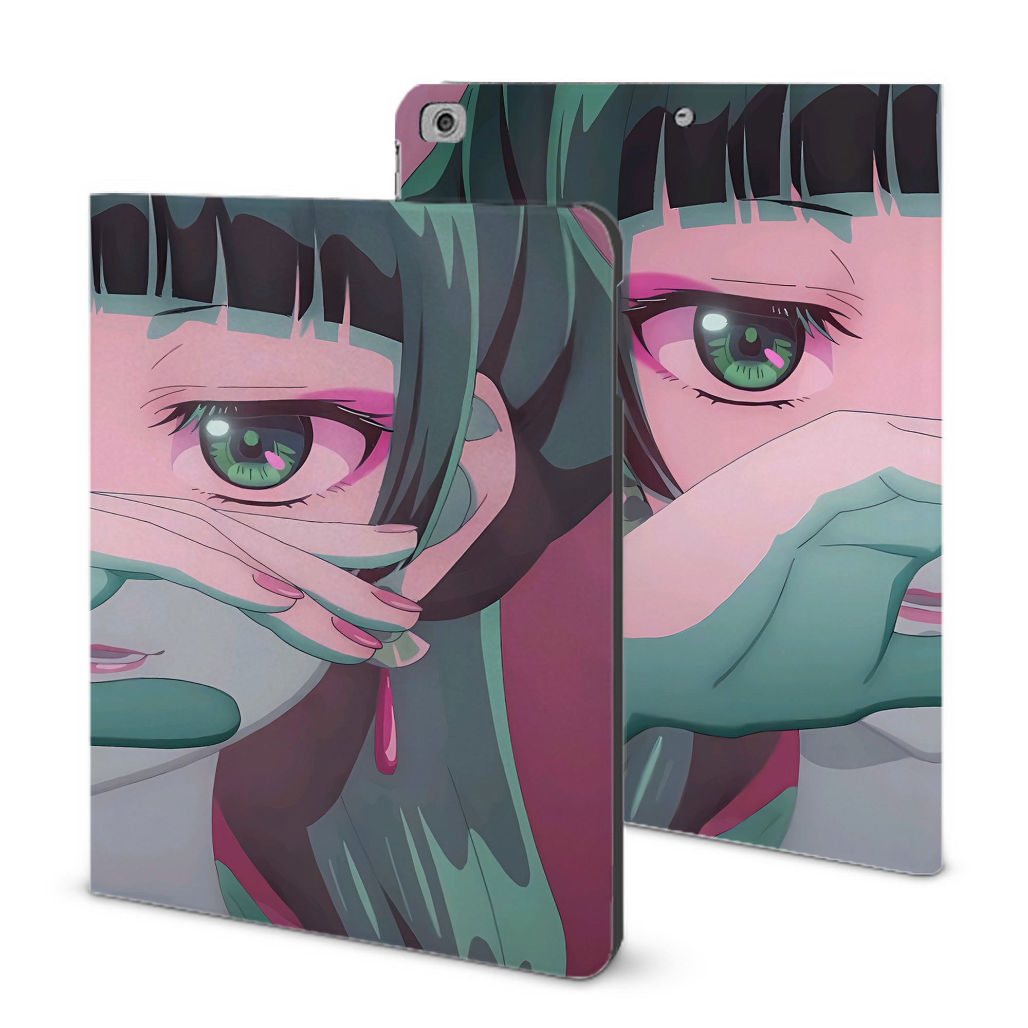 （画像用） 薬屋のひとりごと The Apothecary Diaries IPad ケース ブック型 PUレザー TPU 耐衝撃 軽量 薄型 ペン収納なし 全面保護 IPad 各モデル対応